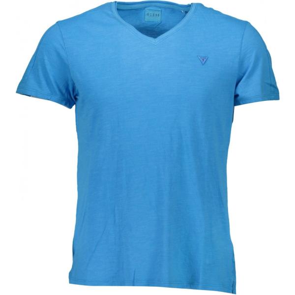 t-shirt Guess jeans blu
