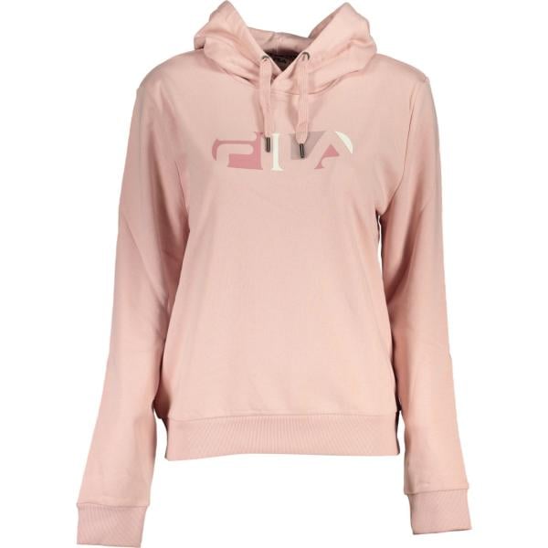 felpe con cappuccio Fila rosa con stampe