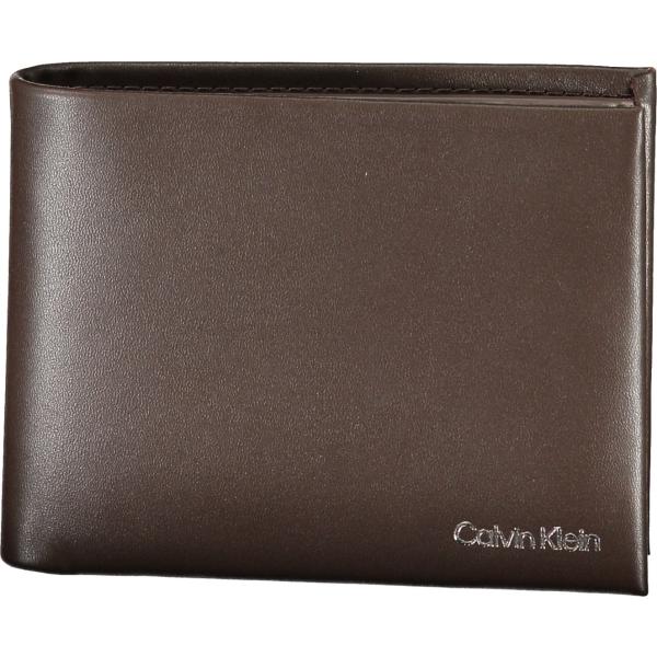 portafogli Calvin klein marrone con stampe