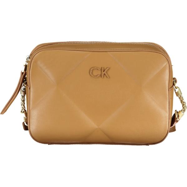 borse a tracolla Calvin klein marrone