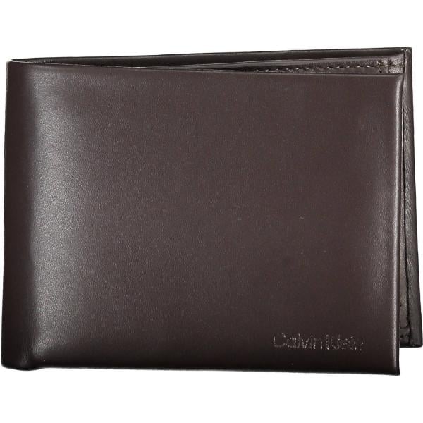 portafogli Calvin klein marrone con stampe