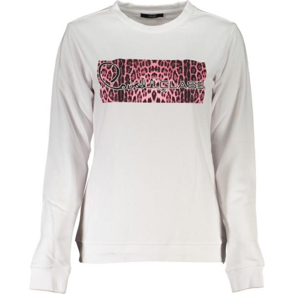 felpe Cavalli class bianco con stampe