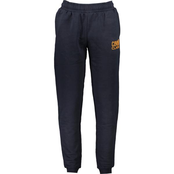 pantaloni Cavalli class nero con stampe