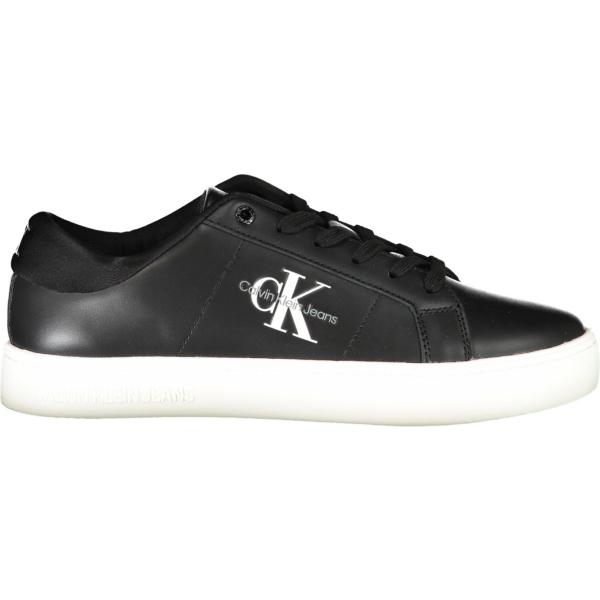 sneakers Calvin klein grigio con stampe