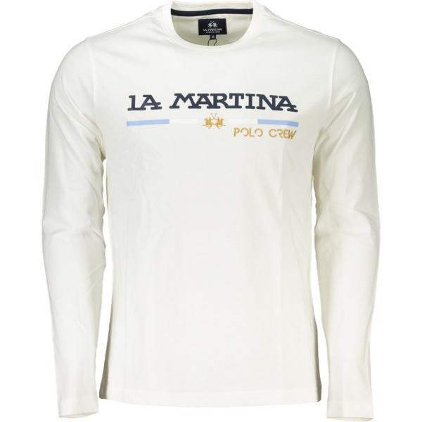 t-shirt La martina bianco con stampe