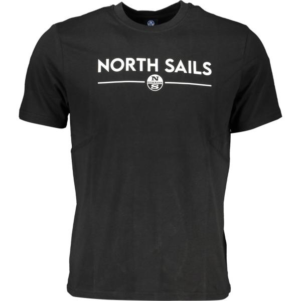 t-shirt North sails nero con stampe