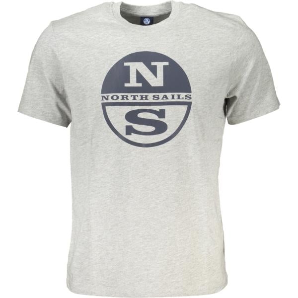 t-shirt North sails grigio con stampe