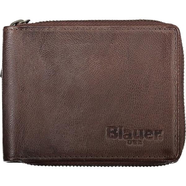 portafogli Blauer marrone con stampe