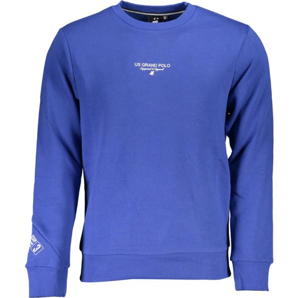 felpe U.s. grand polo blu con stampe