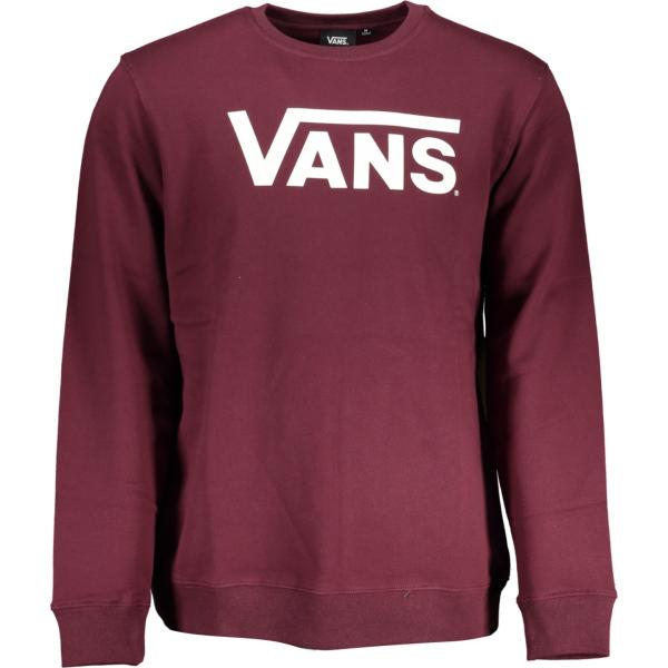 felpe Vans rosso con stampe