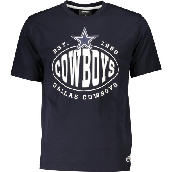 t-shirt Hugo boss blu con stampe