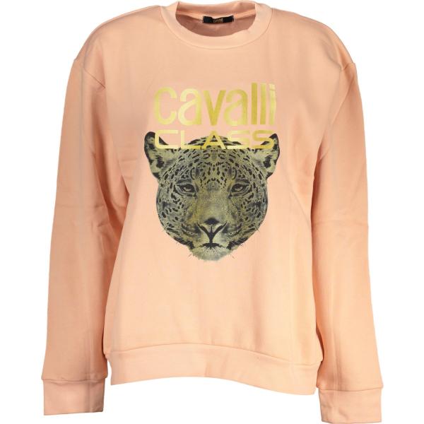felpe Cavalli class arancione con stampe