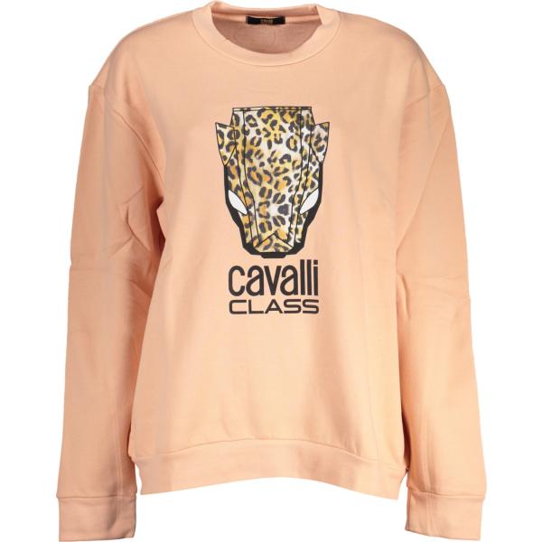 felpe Cavalli class arancione con stampe