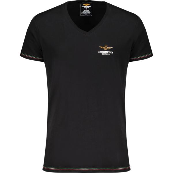 magliette intime Aeronautica militare nero con stampe