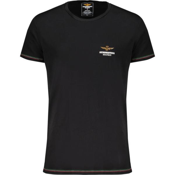 magliette intime Aeronautica militare nero con stampe