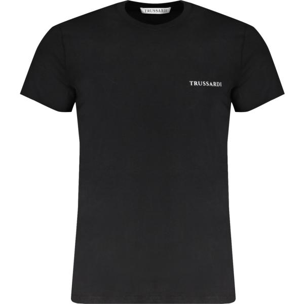 t-shirt Trussardi nero con stampe