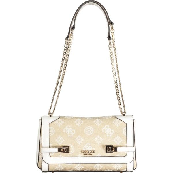 borse a spalla Guess jeans bianco