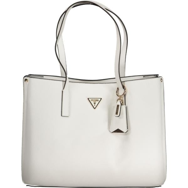 borse a spalla Guess jeans bianco