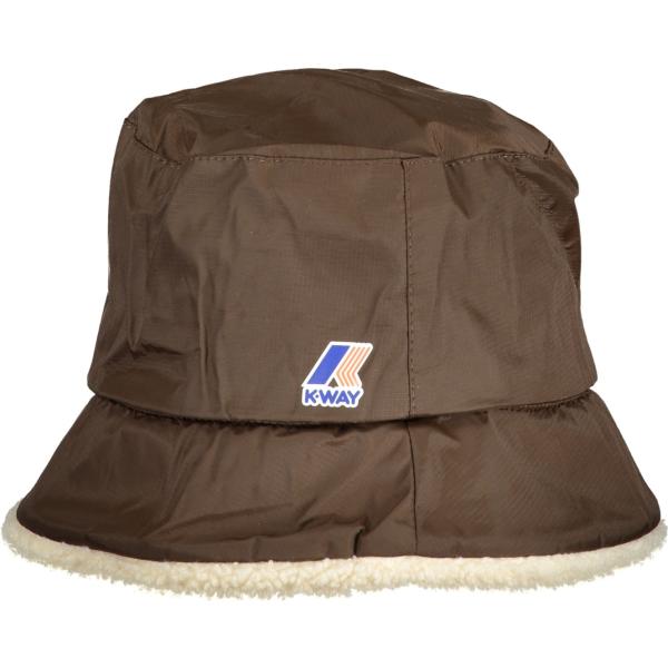 cappelli K-way marrone con stampe