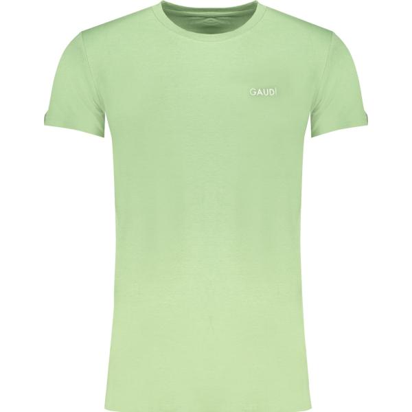 t-shirt GaudÌ verde con stampe