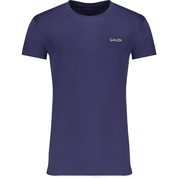 t-shirt GaudÌ blu con stampe