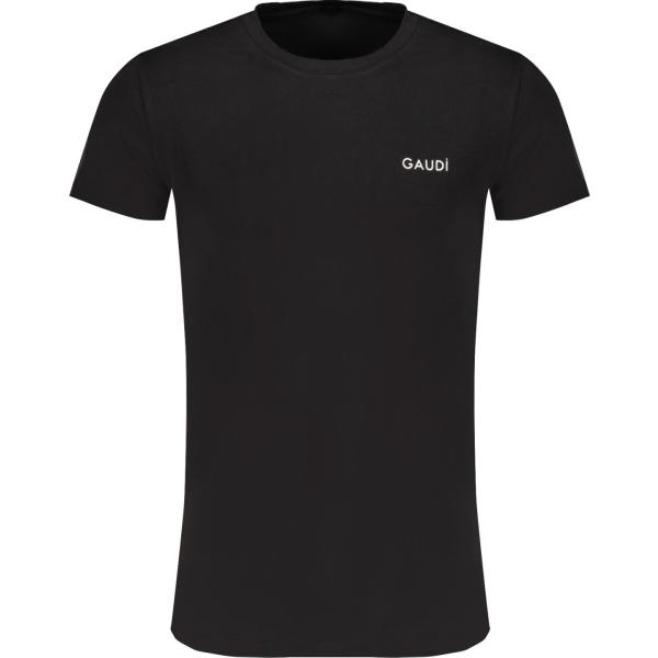 t-shirt GaudÌ nero con stampe