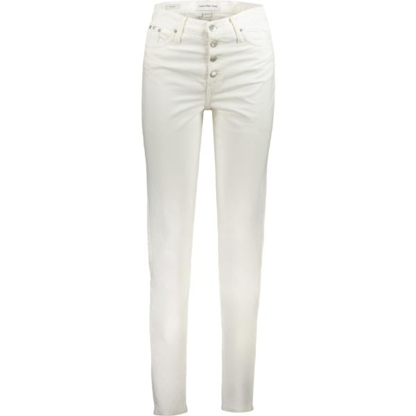 jeans mom Calvin klein bianco