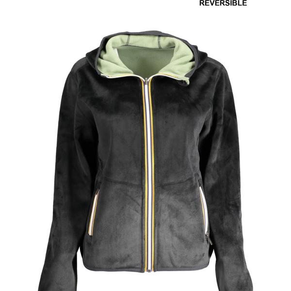 felpe con cappuccio K-way nero