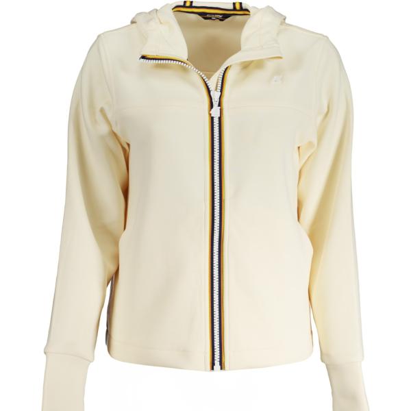 felpe con cappuccio K-way bianco