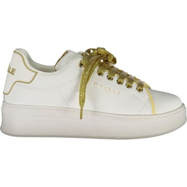 sneakers Gaelle paris bianco con stampe