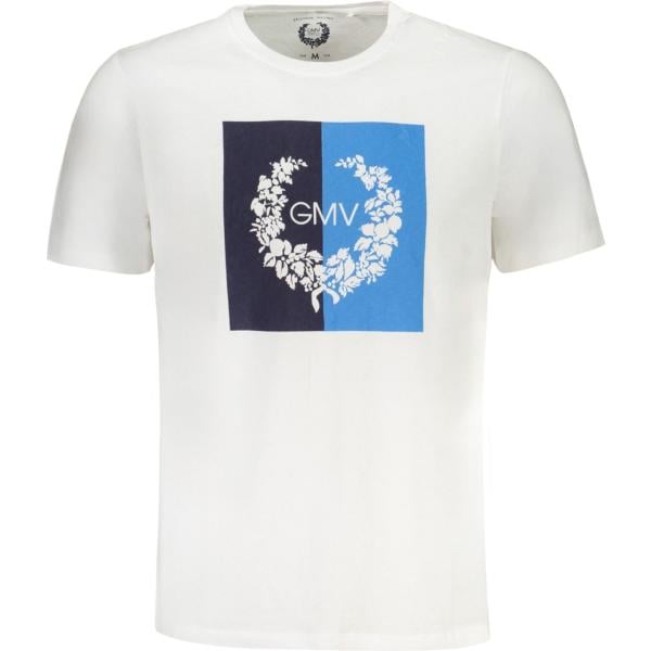 t-shirt Gian marco venturi bianco con stampe