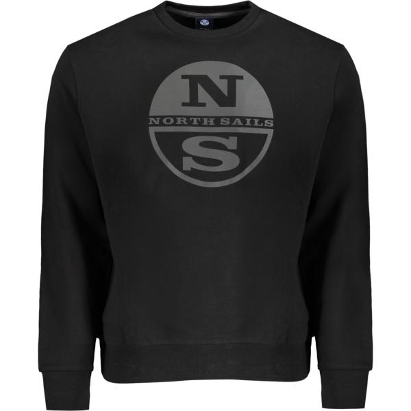 felpe North sails nero con stampe