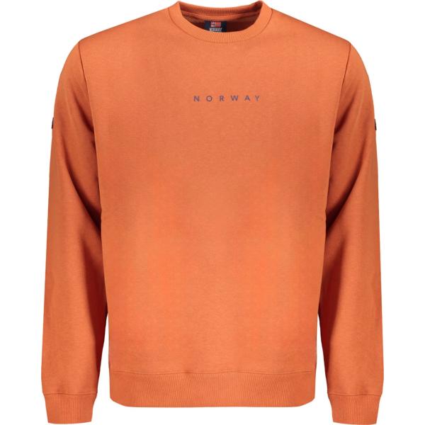 felpe Norway 1963 arancione con stampe
