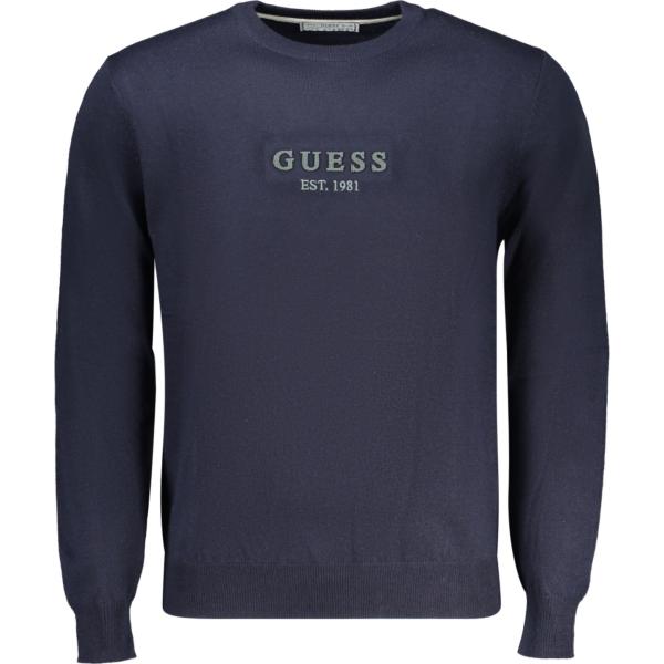 maglieria Guess jeans blu con stampe