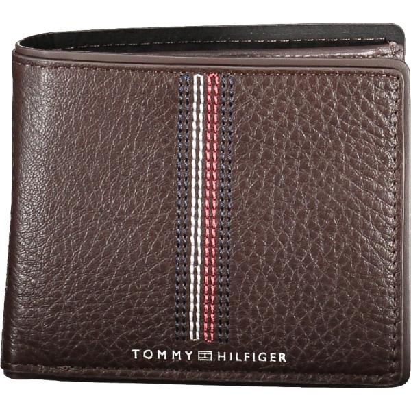 portafogli Tommy hilfiger marrone con stampe