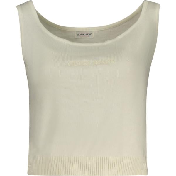 top Guess jeans bianco