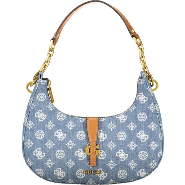 borse a spalla Guess jeans blu