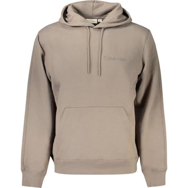 felpe con cappuccio Calvin klein marrone con stampe