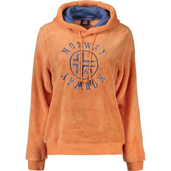 felpe con cappuccio Norway 1963 arancione