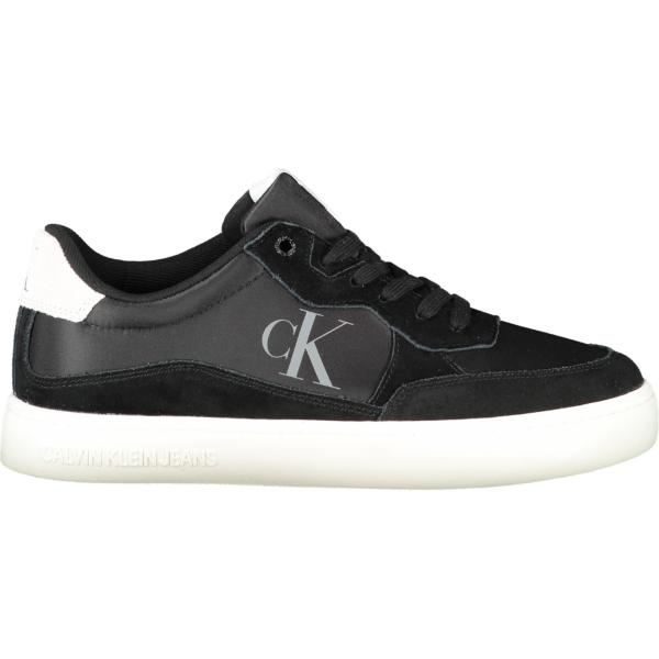 sneakers Calvin klein nero con stampe