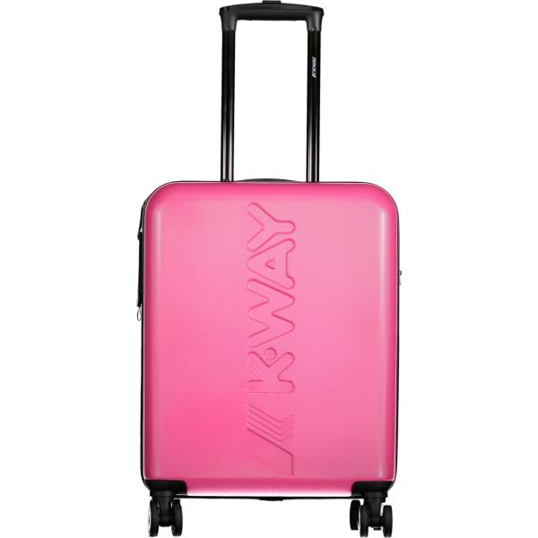 valigie K-way rosa con stampe