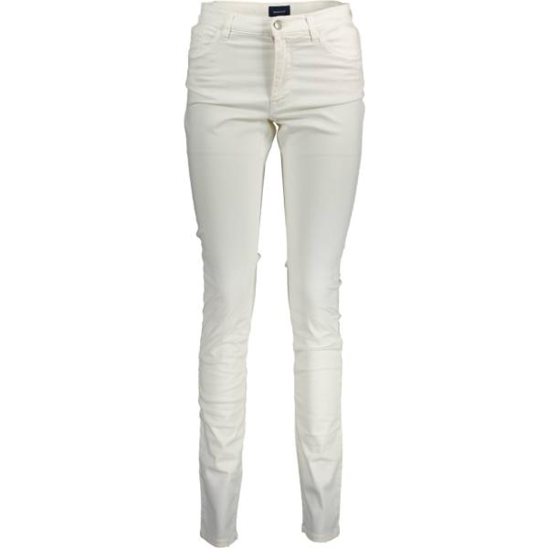pantaloni Gant bianco