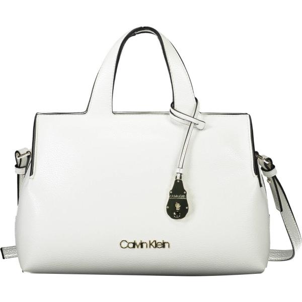 borse a tracolla Calvin klein bianco