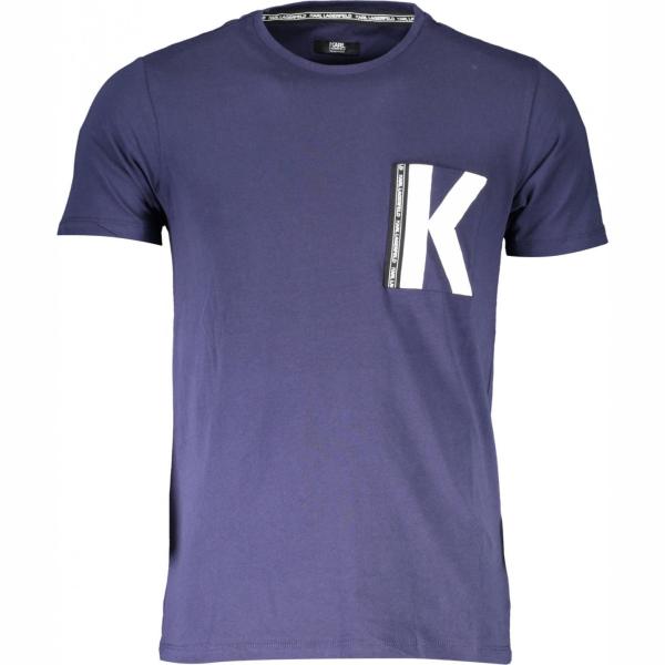 t-shirt Karl lagerfeld beachwear blu