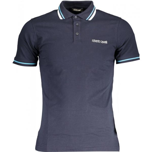polo Roberto cavalli blu
