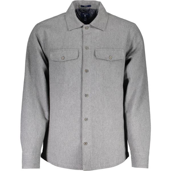 camicie Gant grigio