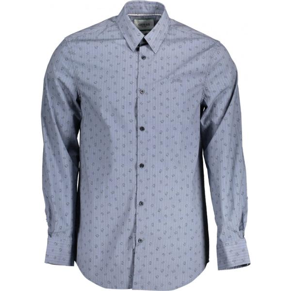 camicie Guess jeans grigio