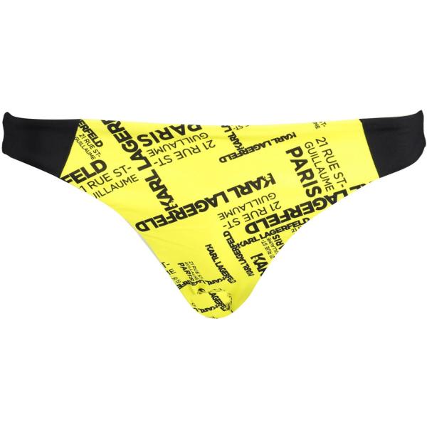 costumi Karl lagerfeld beachwear giallo