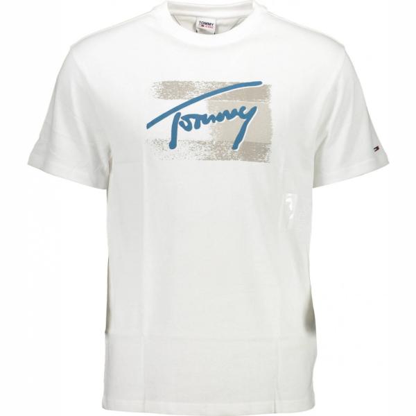 t-shirt Tommy hilfiger bianco con stampe