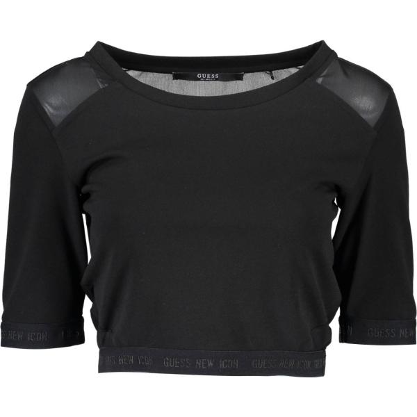 t-shirt Guess Jeans nero